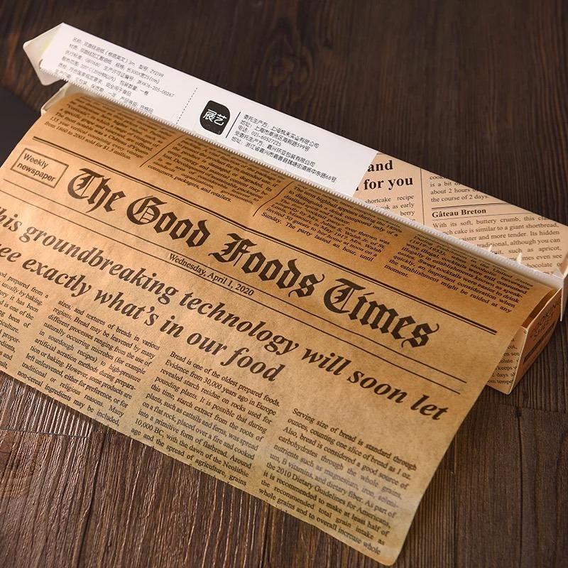 5 м * 30 см пергаментная бумага, жиростойкая подкладка для корзины, масляная бумага, хлеб, сэндвич, гамбургер, картофель фри, обертки, инструменты для выпечки кофейный