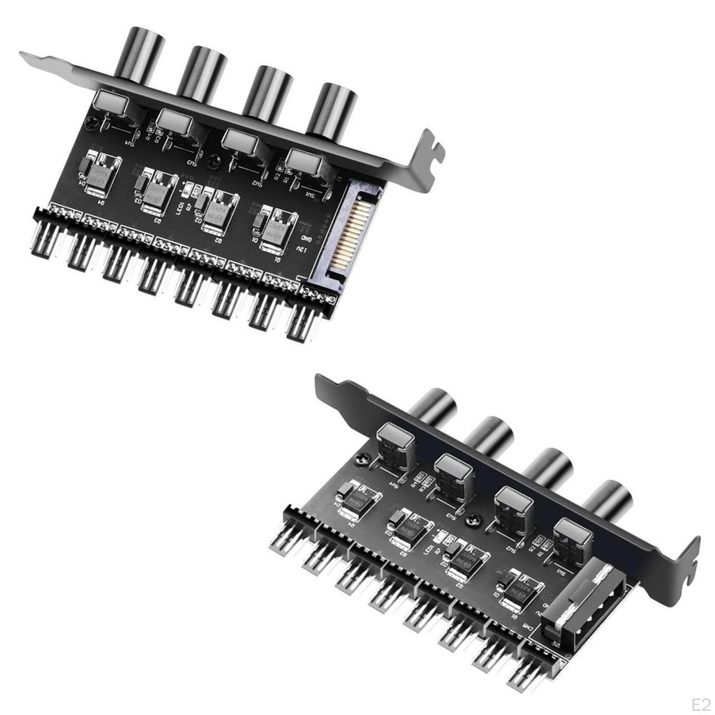 Cooling , 4 Knob Controller, 12V Practical 8 for Chassis Computers Adapter