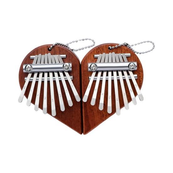 1 Pair Thumb Piano 8 Key Finger Thumb Piano with Wood Base Easy To Learn Kalimba for Beginners Kids And Adults