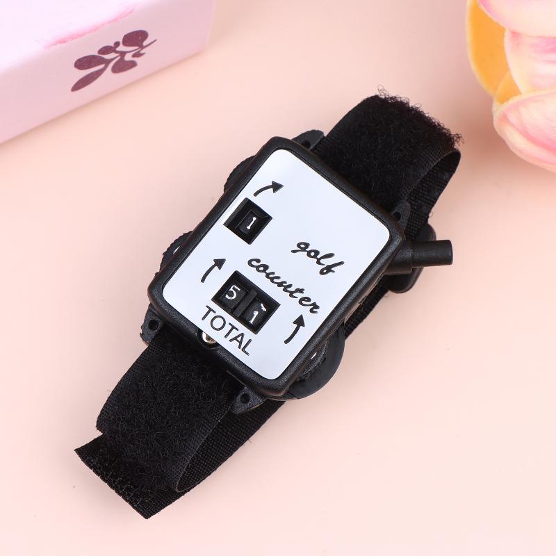 Golf Score Keeper With Wristband Watch Shaped Score Mechanical Counter Number Counter Manual Score Keeper Watch For Golf Sport
