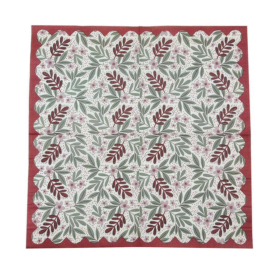 20pcs/pac Floral Printed Paper Napkins for Wedding Colorful Facial Tissues for Party Table Setting Disposable Dinner Napkins