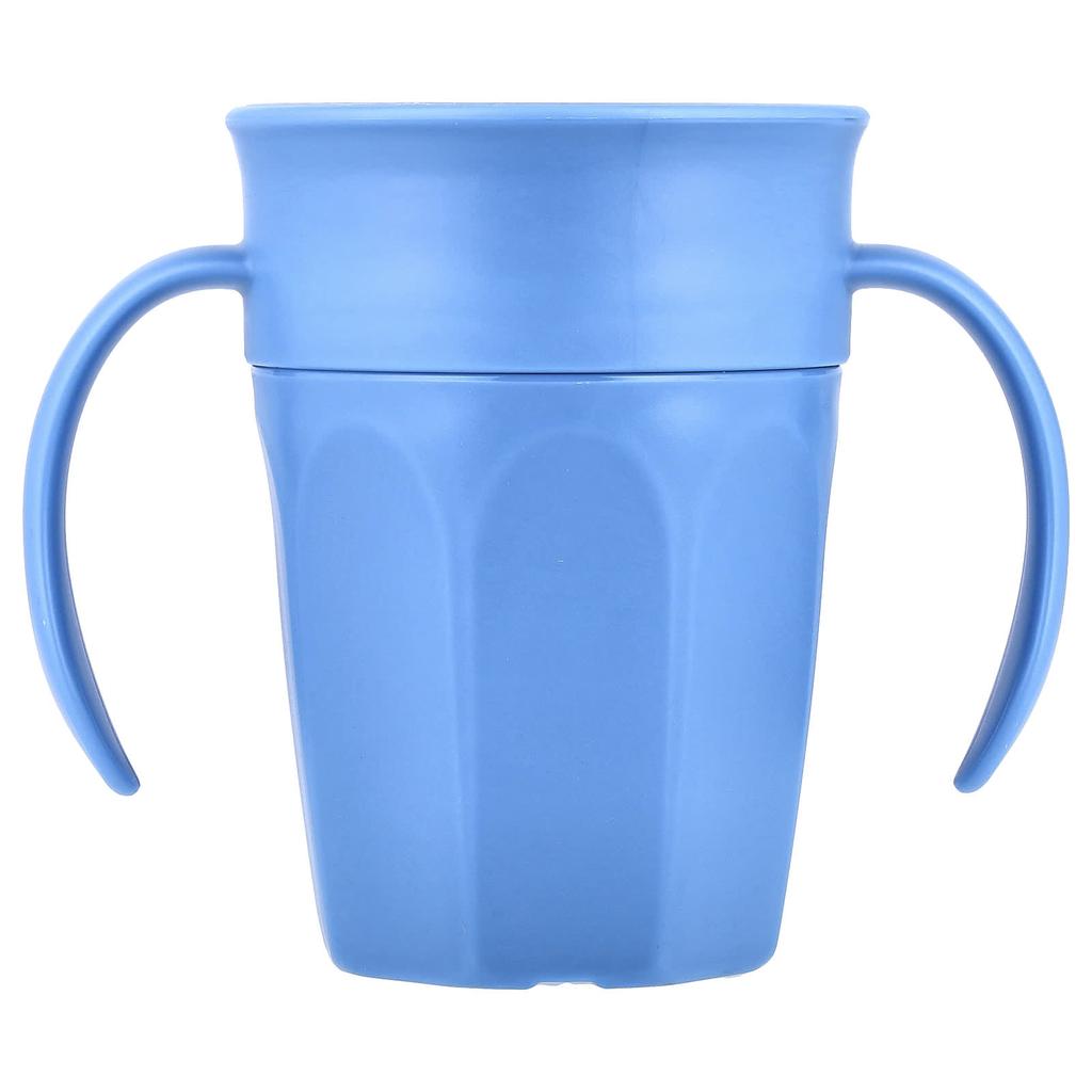 Dr. Brown's, Miletones™, Cheers360™, Spoutless Transition Cup, 6+ Months, Blue, 200ml (7oz)