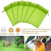 10pcs Bird And Insect Proof Fruit Mesh Bag, Breathable And Transparent Bundle Mouth Protective Cover, Specialized Bag For Gardening Fruit Trees
