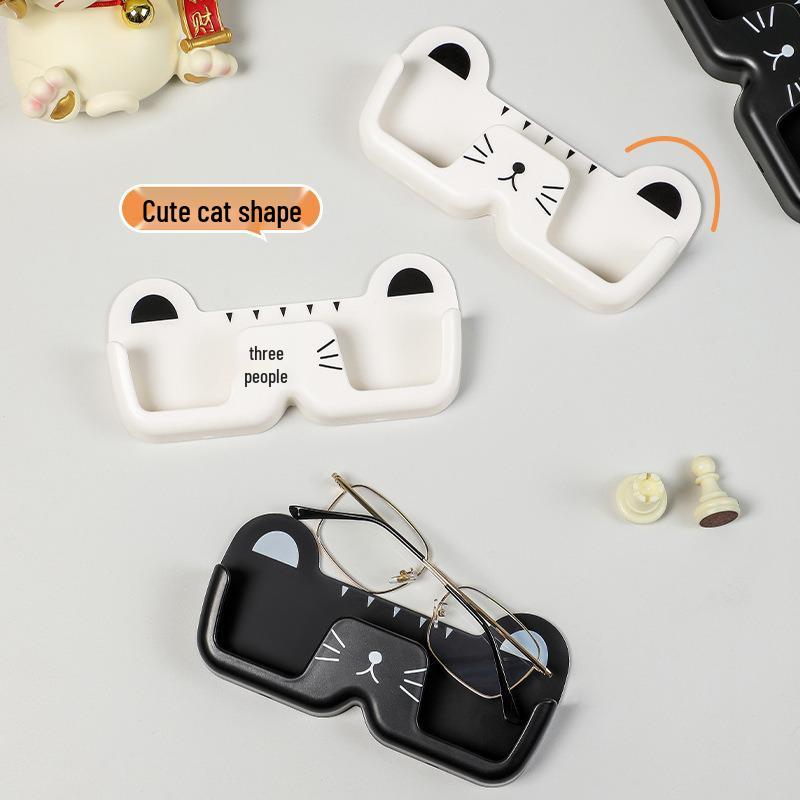 Cartoon Wall-Mounted Glasses Holder - Bedside or Bathroom Sunglasses and Myopia Storage Rack