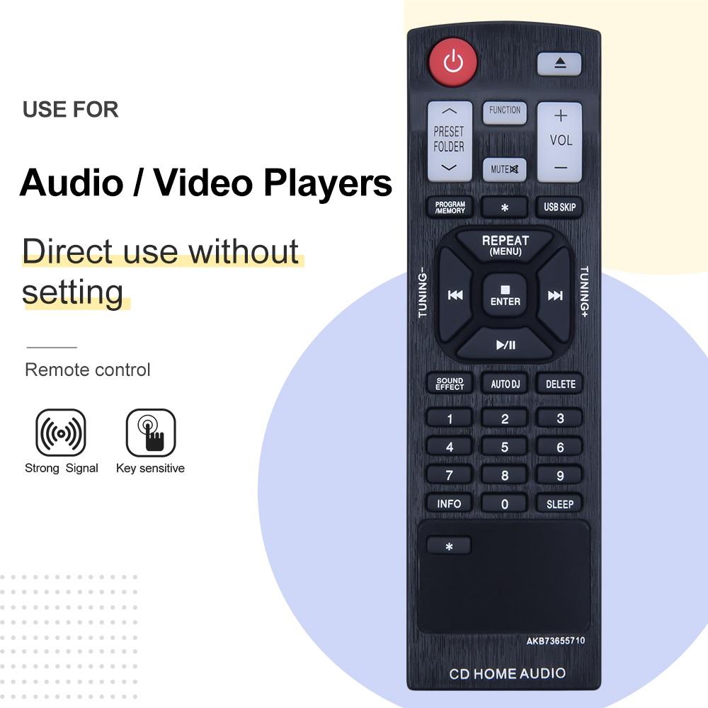 AKB73655710 For LG Home Theater Amplifier and Player Remote Controller 10m Range Infrared Remote Control