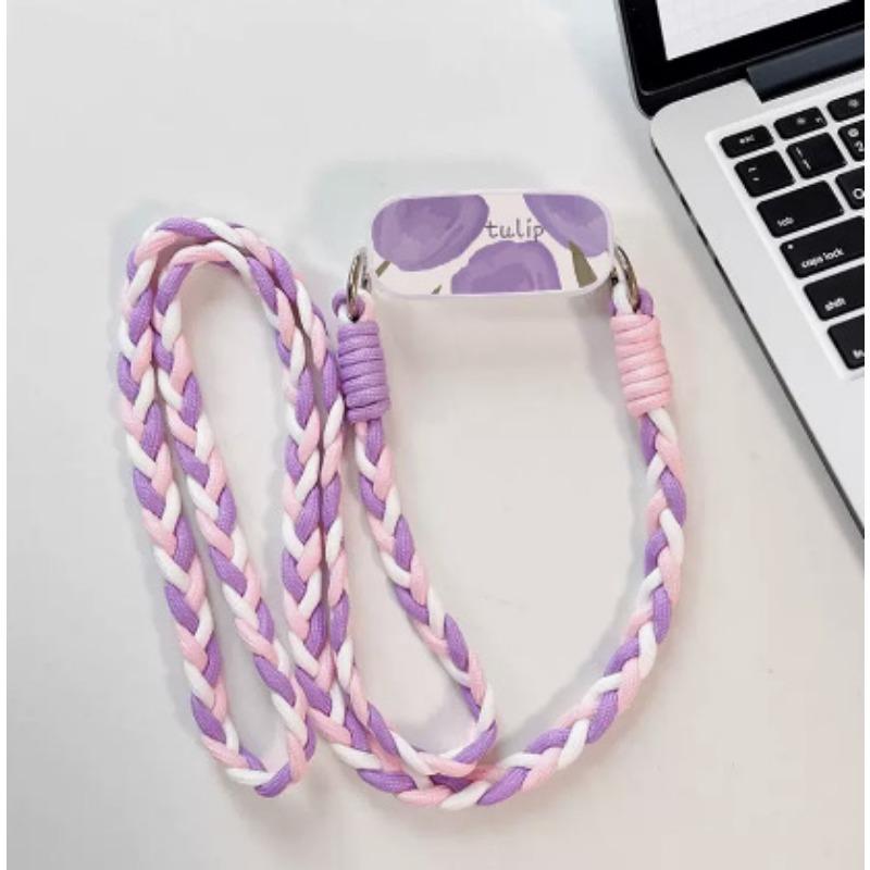 Detachable Crossbody Phone Case Clip Lanyard Cartoon Universal Anti Fall Strap