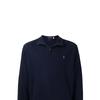 Polo Ralph Lauren FW22 Logo Embroidered High Neck Half Zip Long Sleeve Sweatshirt Men Sweatshirt Dark-Blue 710671929-029