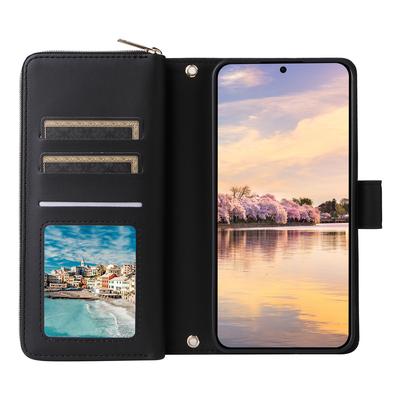 R20 For Samsung Galaxy A55 5G Case Zipper Wallet Stand View Leather Phone Cover