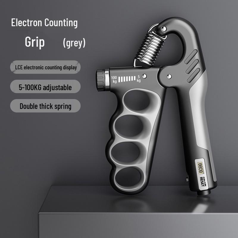 Men's Counting Hand Gripper for Arm Strength & Rehabilitation Fitness Training
