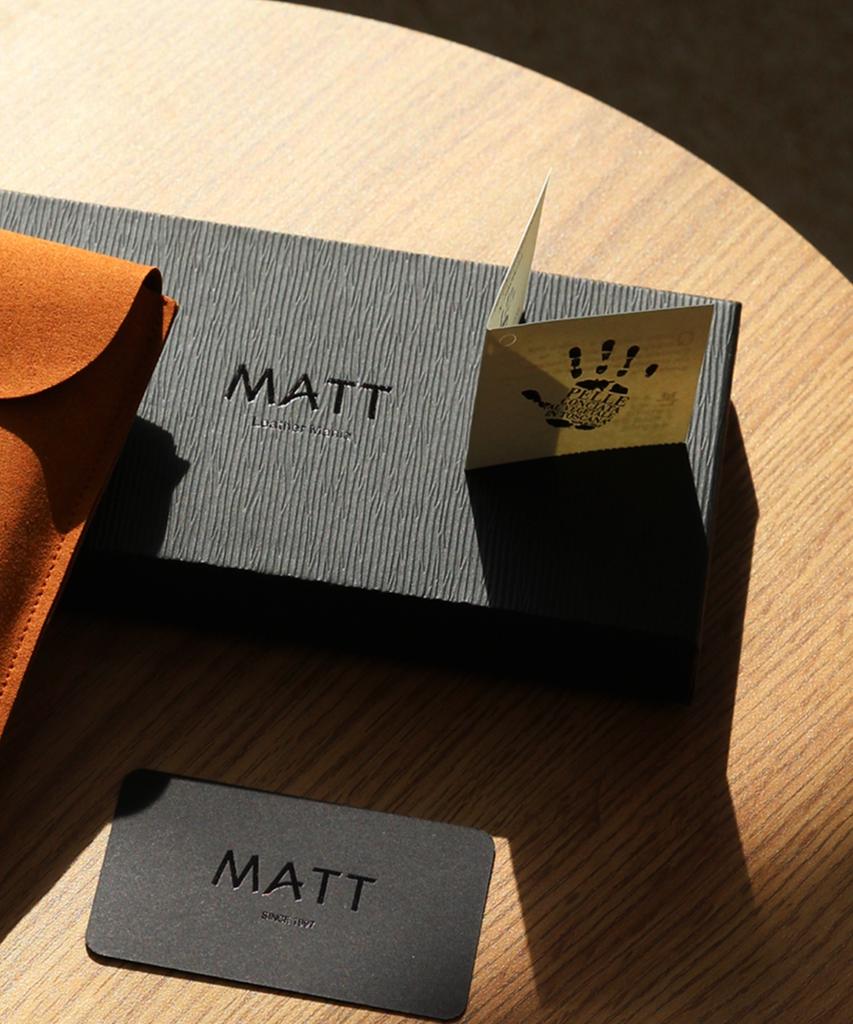 Matt Folding Full Grain Leather Business Card Holder Green