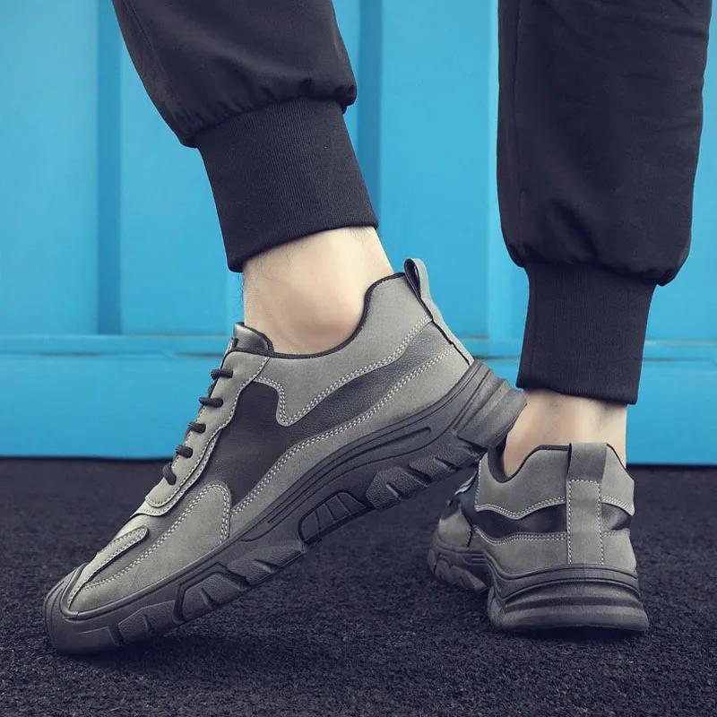 Fashion Men Sneakers Mesh Casual Shoes Lace-up Men Shoes Lightweight Vulcanize Shoes Walking Sneakers Zapatillas Hombre