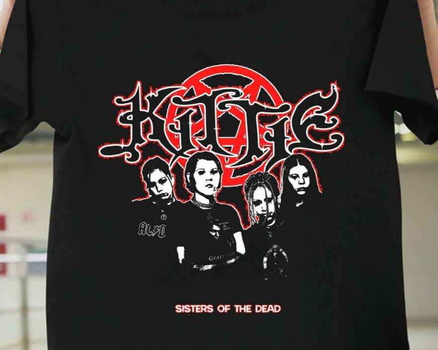 

Kittie Band Sister Of The Dead Heavy Cotton Full Size Unisex Black Shirt AG814 Unisex T-Shirt XXL