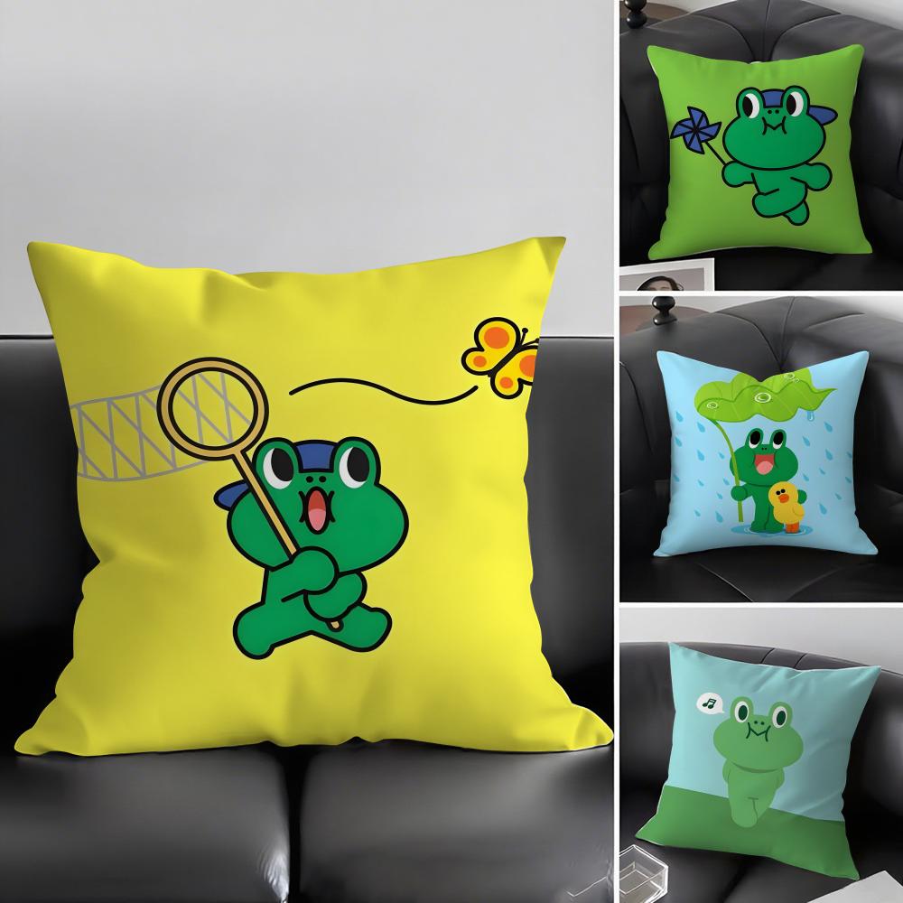 LLEONARD Cartoon Cushion Cover Pillowcase Ultra Soft Skin Friendly Fabric Cloud Like Comfort Concealed Zipper