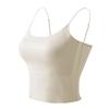 Liquid Foundation Underwear Women's Sling Vest with Chest Pad, Large Breasts Gathered and Small, Non-marking Thin Beautiful Back Bra