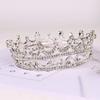 Sparky Crystal Bridal Tiara Rhinestone Round Crown for Women Baroque Crown  Prom Night
