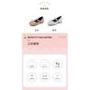 High-heeled girls' princess shoes for spring and autumn2026New style little girl's leather shoes with dress, soft-soled children's crystal shoes