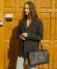 Reframe Timeless Shoulder Flap Bag Series Laptop Off-Skin Leather Black