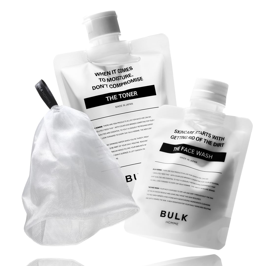 

Bulk Homme Уход за лицом Набор для мужчин из 3 предметов Очищающее средство, Лосьон,