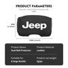 Car Seat Belt Buckle Plug Leather Car Seat Belt Clip Protective Covers For uhf9 Grand Cherokee Wrangler JK Renegade Gladiator rf3