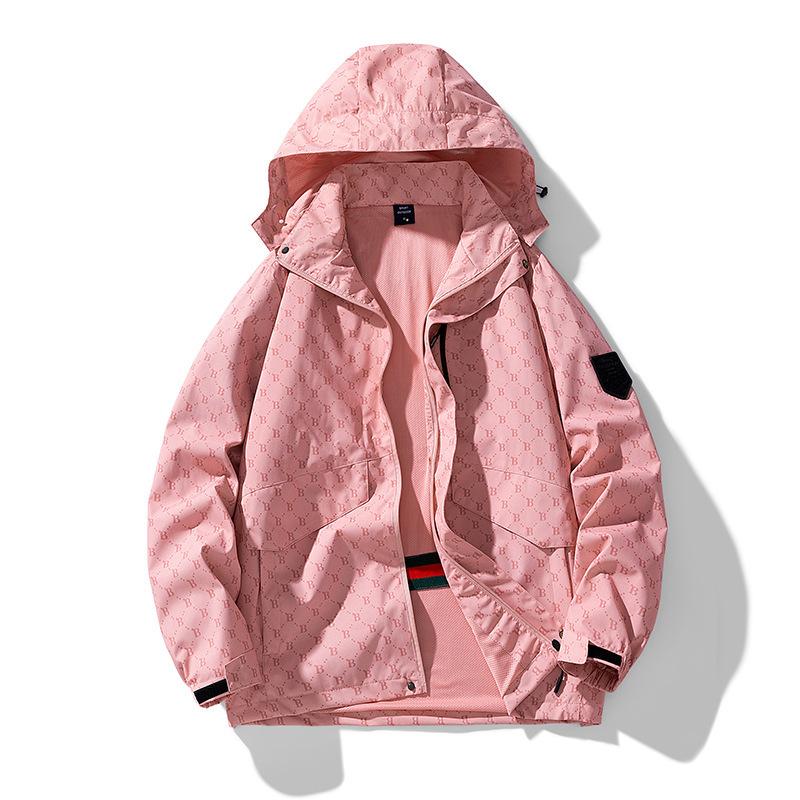 Chaqueta de Primavera y Otoño para Hombre Chaqueta Funcional de Trabajo para Niño Chaqueta Cortavientos para Exterior