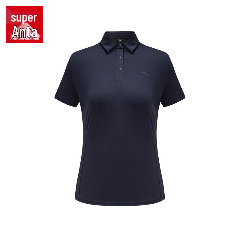 Anta Women s Cooling Polo Short Sleeve T-Shirt S
