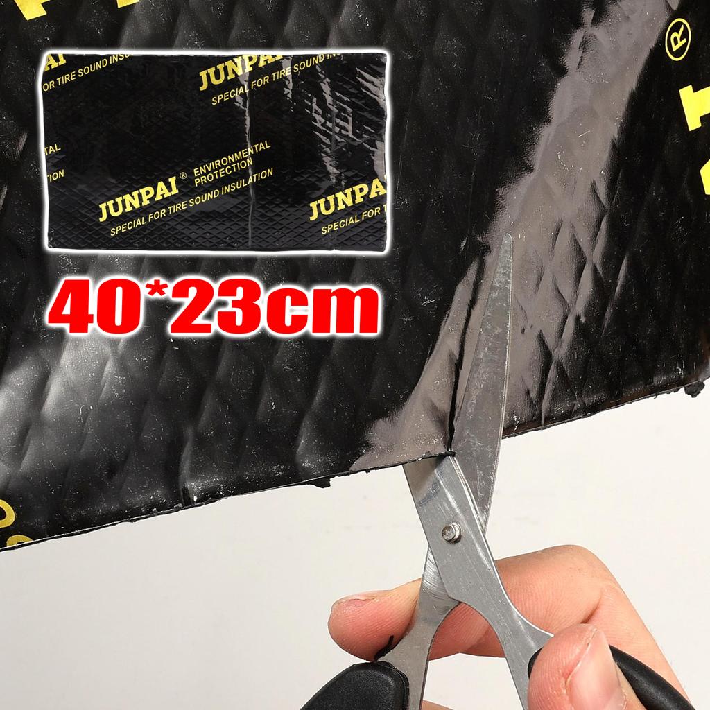Auto Noise Insulation Heat Shield Butyl Rubber & Aluminum Foil Sound Deadening Mat Car Hood Shock Absorber Flame Retardant Pad