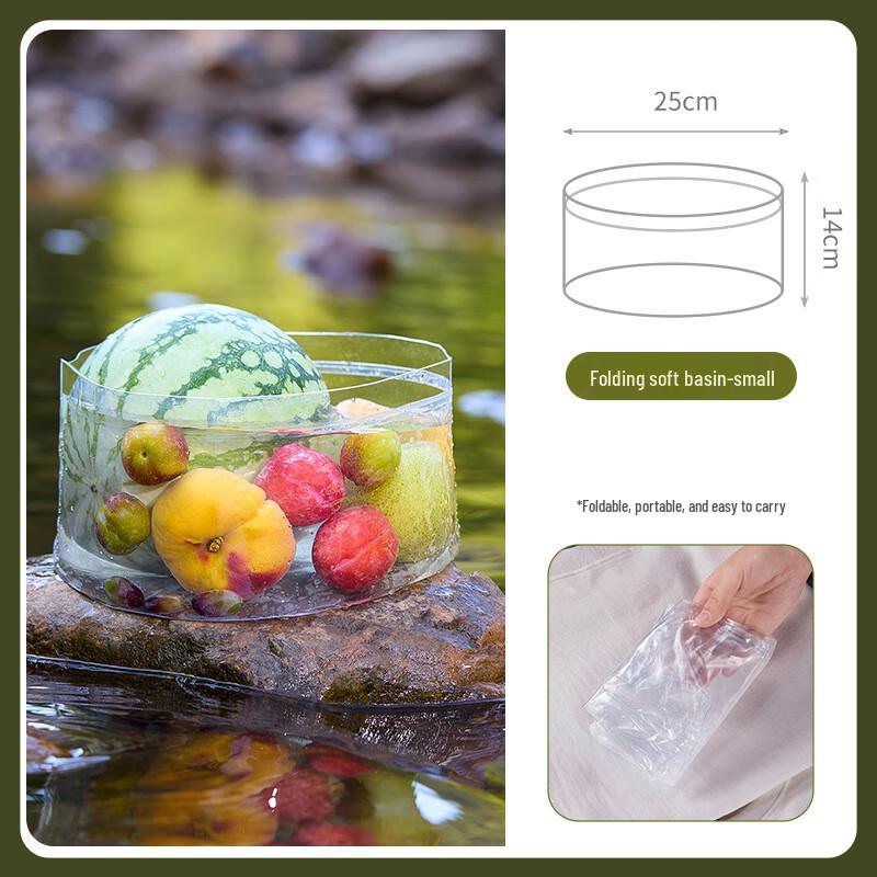 Etravel Foldable Transparent Travel Basin Set