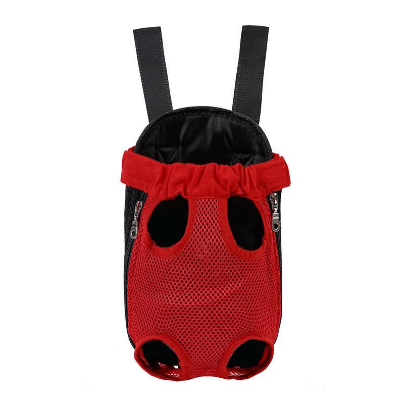 Portable Mesh Backpack for Small & Medium Dogs and Cats - Breathable Travel Carrier