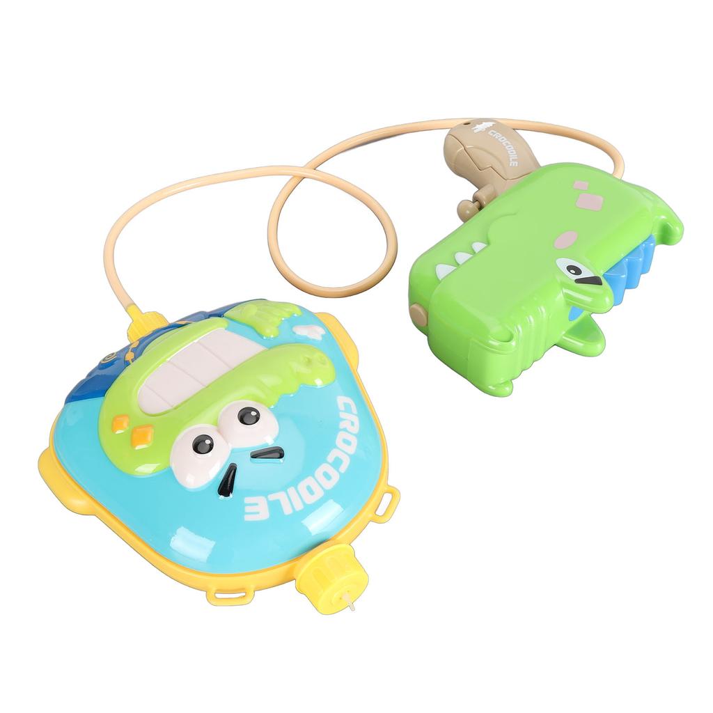 Water Shooting Toy for Kids 1000ml Capacity Backpack Cartoon Electric Water Sprayer for Outdoor