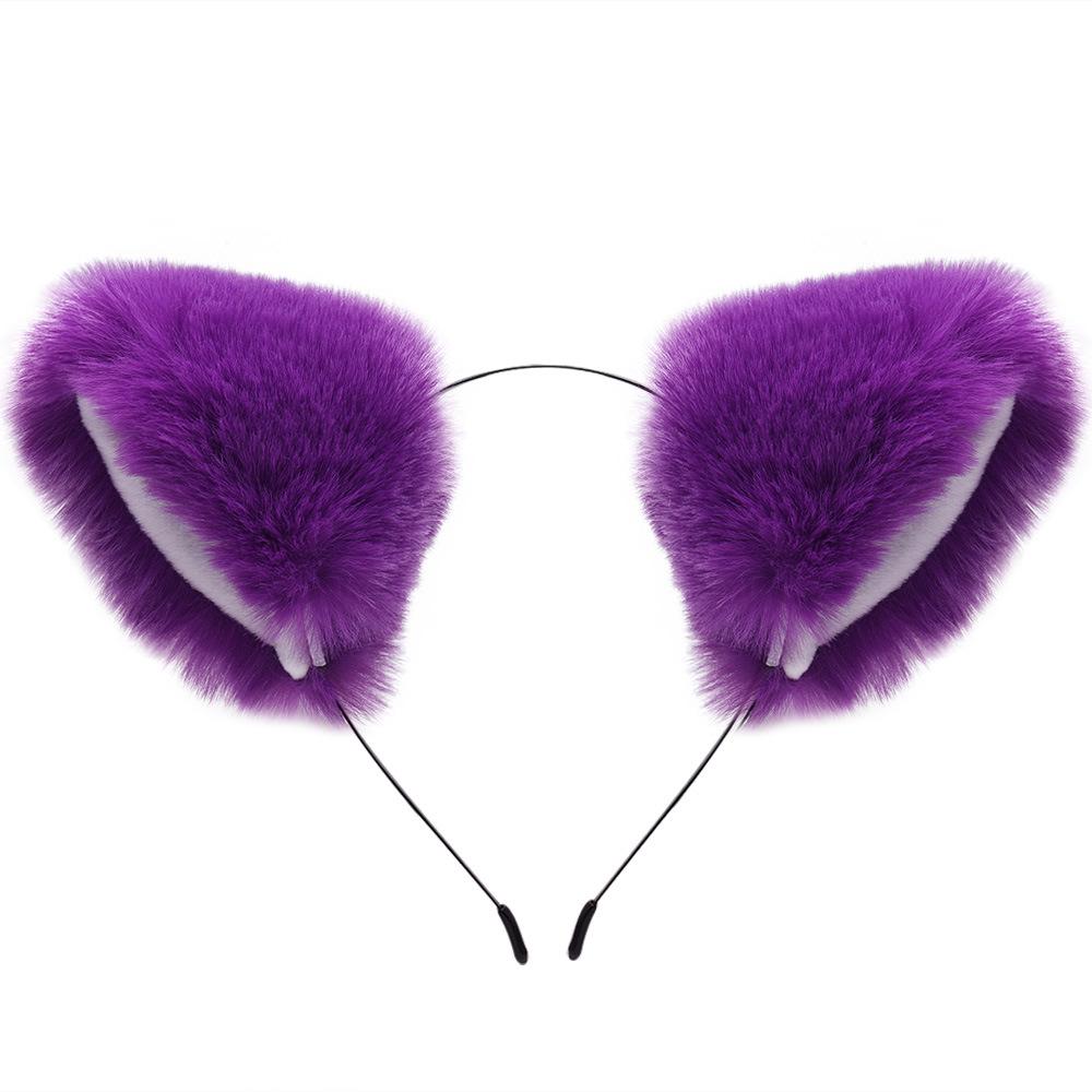 Cat Ears Bell Headband - Cosplay Catwoman Hair Accessory for Christmas & Halloween
