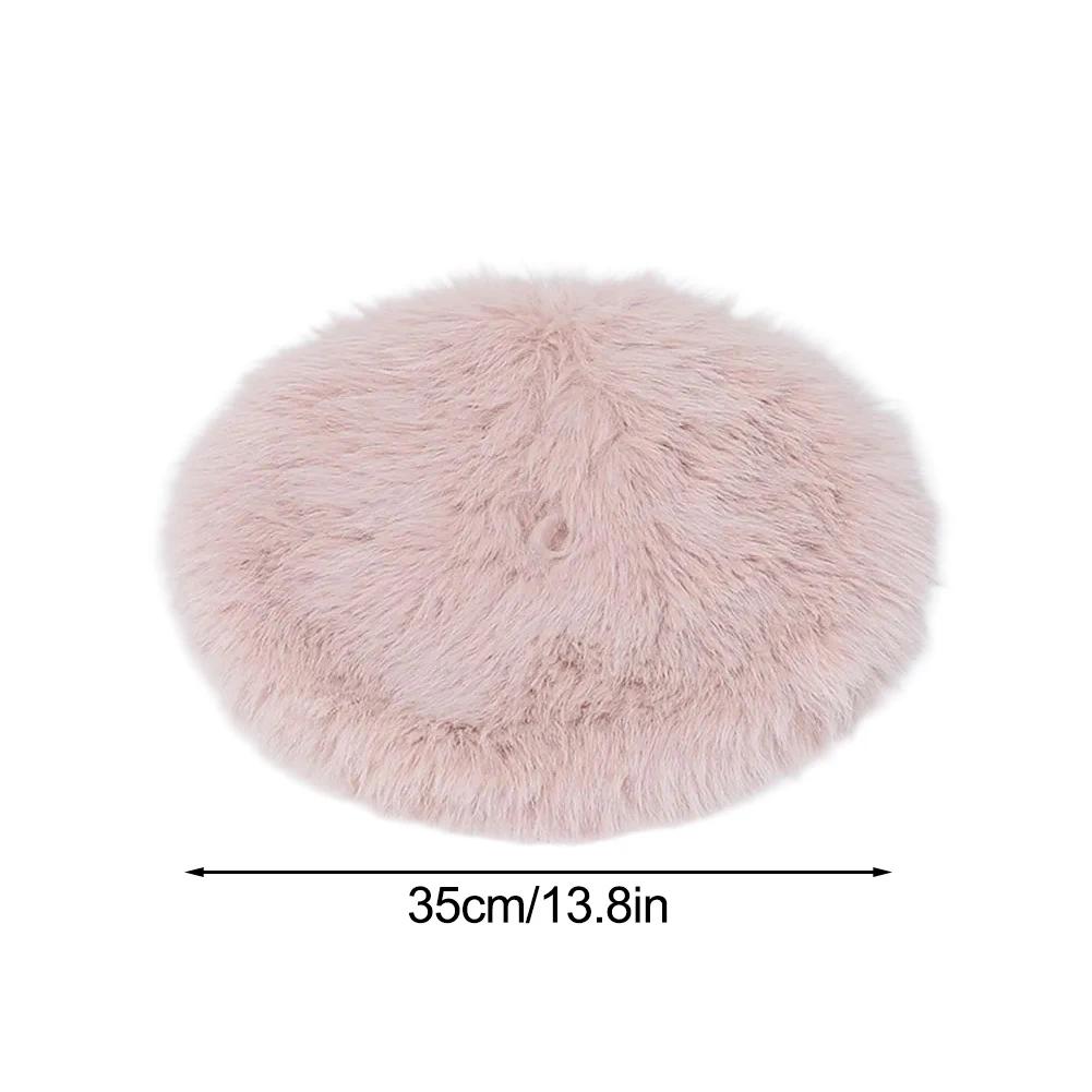 

Soft Texture Plush Tree Mat Christmas Celebration Multiple Sizes Available Comfortable Underfoot Easy To Clean Material Small