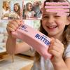 Butter Stick Stress Relief Toy 23cm Realistic Squishy Simulation Butter Bar for Desk Decoration and Hand Exercise