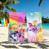 Cartoon M-My L-Little P-Pony Towel For Outdoor Camping Beach Towel Super Absorbent Quick-Drying Summer Towel