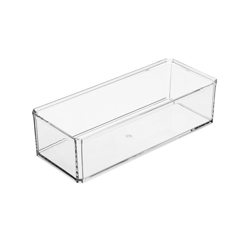 Acrylic Tea Bag Holder Tea Box Coffee Tea Bag Storage and Clear Pantry Organizer for Kitchen with Lid Multi-Compartment