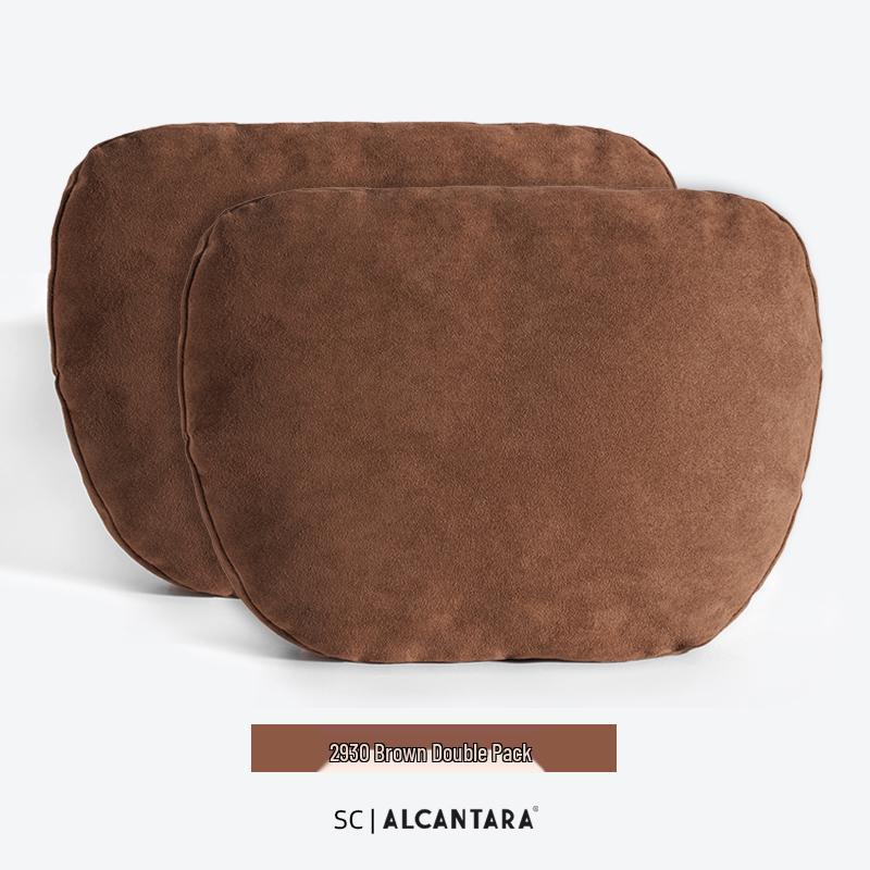 Alcantara Breathable Car Neck Pillow for Mercedes-Maybach S-Class Headrests