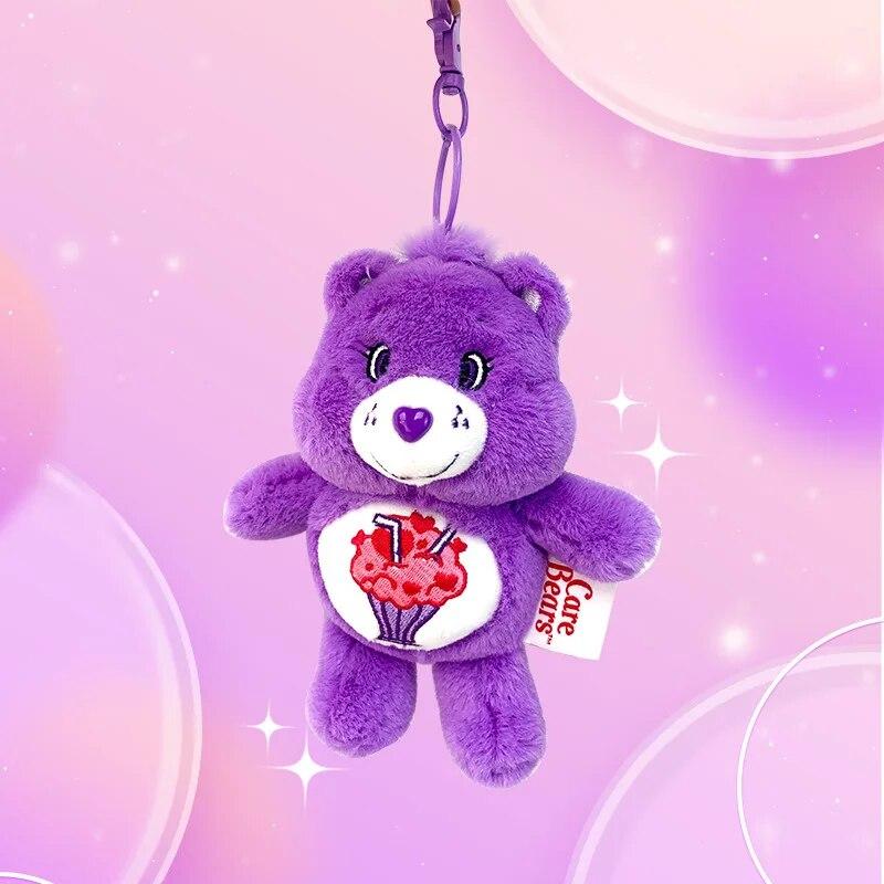 Ciondolo Portachiavi Orso Arcobaleno Anime Kawaii 15cm Peluche Borsa Bambola di Peluche Regalo di Compleanno