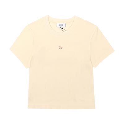 MaiSon KiTSune Kūdikio Lapės Pleistras Trumpas Moteriškas S Marškinėlis Mw00105kj0008