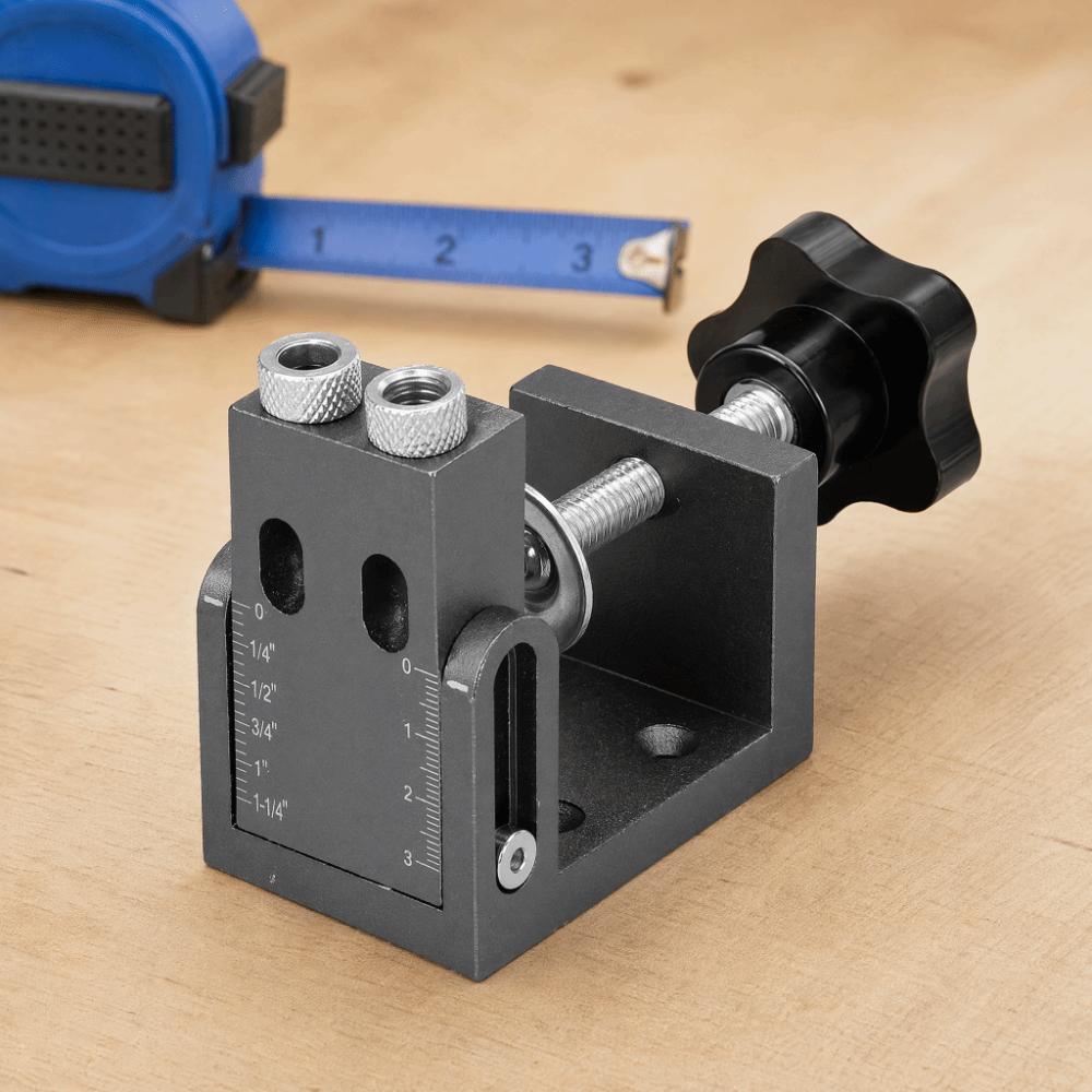 32PCS Aluminum Alloy Oblique Hole Locator 15 Degree Adjustable Drill Guide  For Drawer Wardrobe