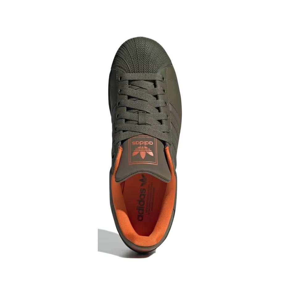 Adidas Originals Superstar 2 Bequeme Mode Einfache Vielseitige Low-Top Lifestyle Freizeitschuhe Unisex Sneaker Olive JI0096