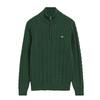 Gant Mens Cable Knit Half Zip Jumper