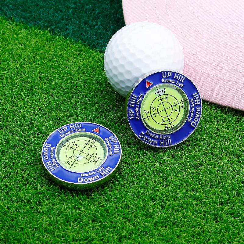 Golf Putting Alignment Aid Level Slope Indicator Portable Training Tool for Beginner Golfers Daily Practice Use