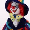 18cm Porcelain Clown Doll with Beautiful Outfit and Ceramic , Gift for Lover Collector,