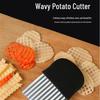 Wolf Tooth Stainless Steel Wavy Potato Slicer & Cutter