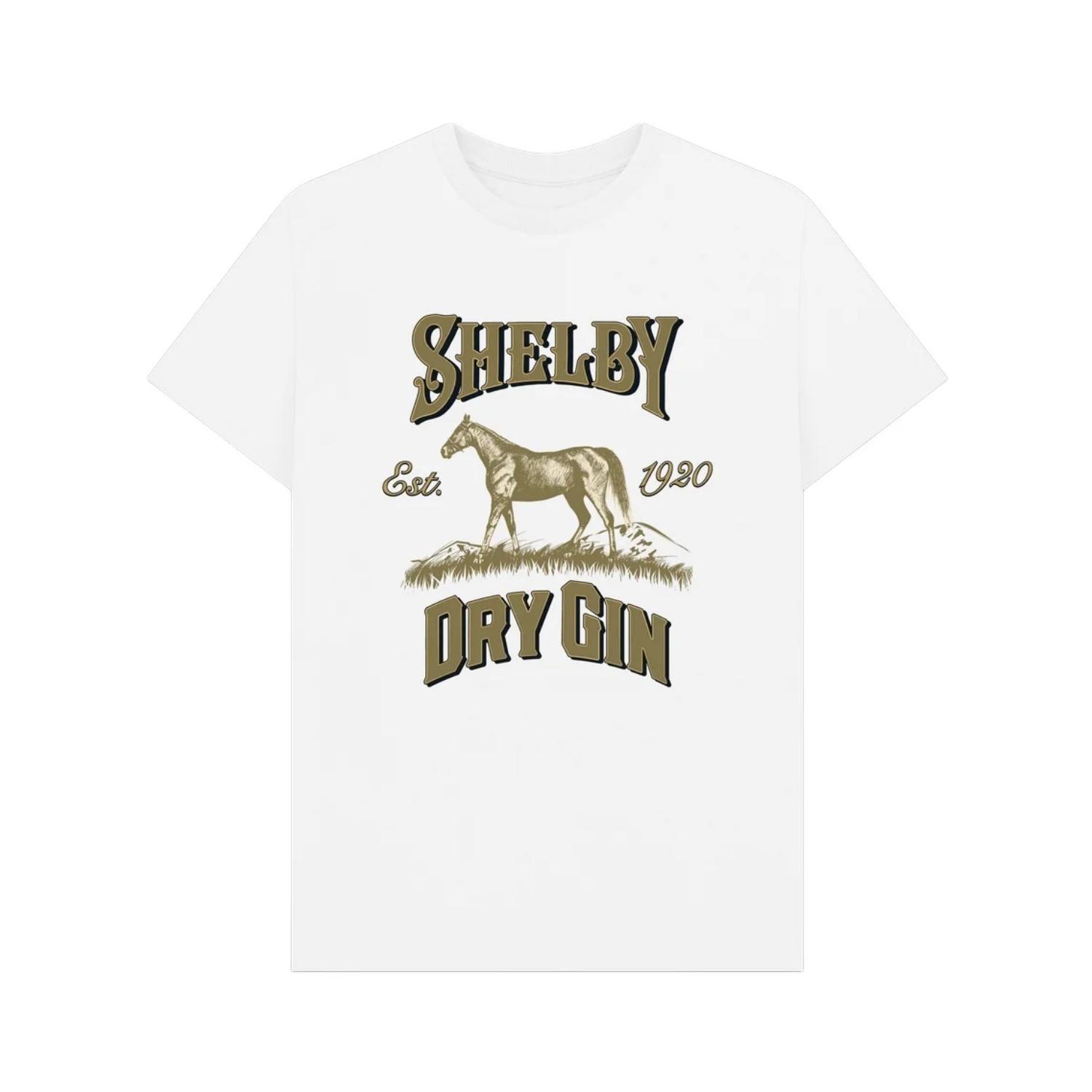 

Peaky Blinders Shelby Dry Gin T-shirts Men Women Summer Cotton Clothing Casual Fashion Round Neck Short Sleeved Tee Streetwear S чёрный