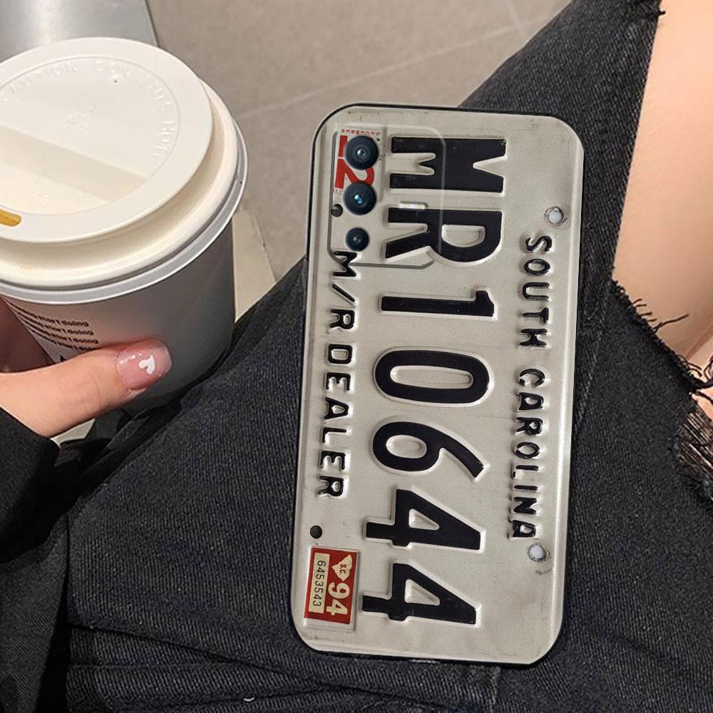 

Nostalgic Vintage Classic License Plate Phone Case For VIVO S1 V17 V20 V21 V23 V23E V25 V25E V27 V27E V29 V29E V30 V30E V40 Case VIVOV214G5G