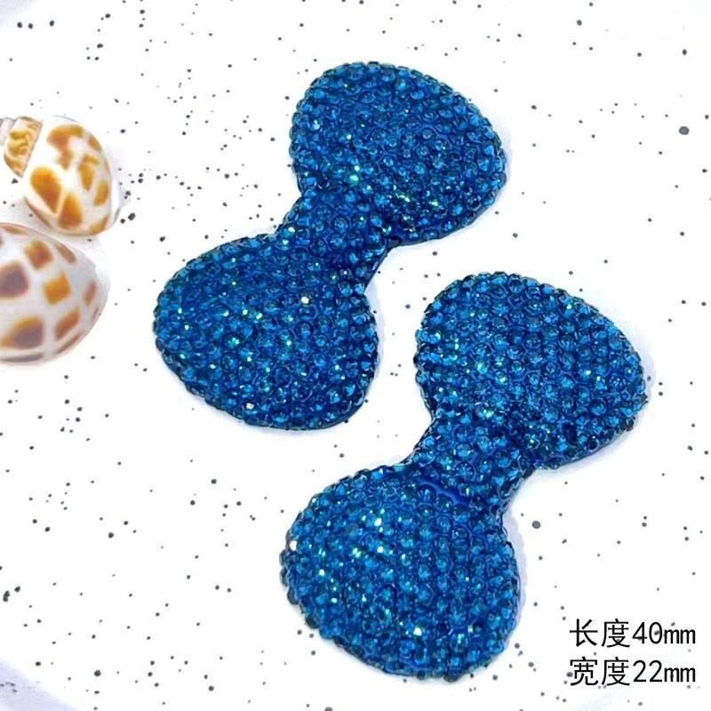 Ton Vollbohrer Mittlere Schleife 3D Süß Niedlich Luxuriös Glänzend DIY Vielseitig Handy Tasche Kette Schlüsselanhänger Zubehör