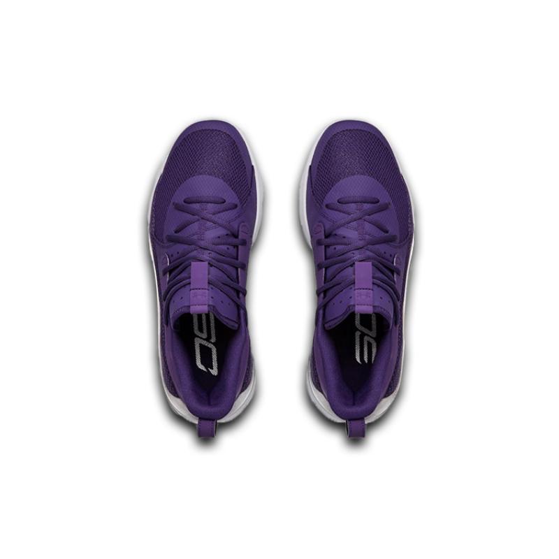 Under Armour Curry 7 Team Purple White Sneakers 3023838-501