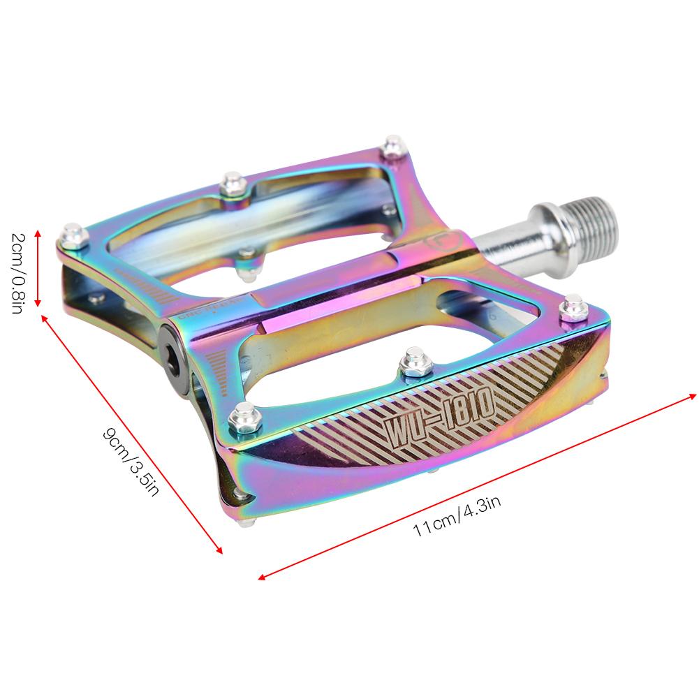 Mountain Bike   Accessories Left Right Non-slip Aluminum Alloy Bearing Pedals(Multiple Colors )