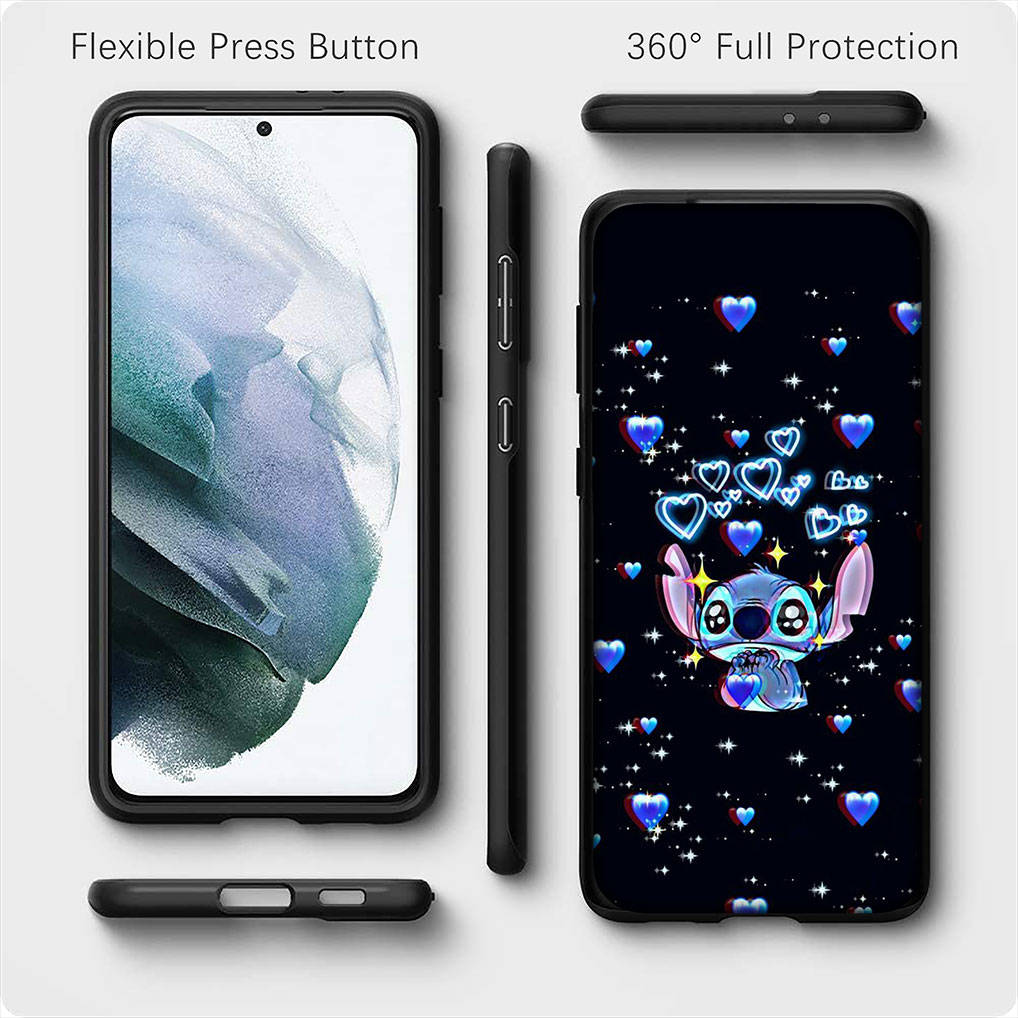 Pro Samsung Galaxy S24 S23 iPhone 16 15 14 Xiaomi Redmi Note 13 12 11 Plus 9 Pro Max X XR Pouzdro na telefon Cartoon Lilo Wallpaper Stitch OPPO Huawei Cover