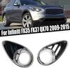 Autozubehör Frontnebellampe Chromblende für Infiniti FX35 FX37 QX70 2009 2010 2011 2012 2013 2014 2015 622573EV0A 622563EV0A